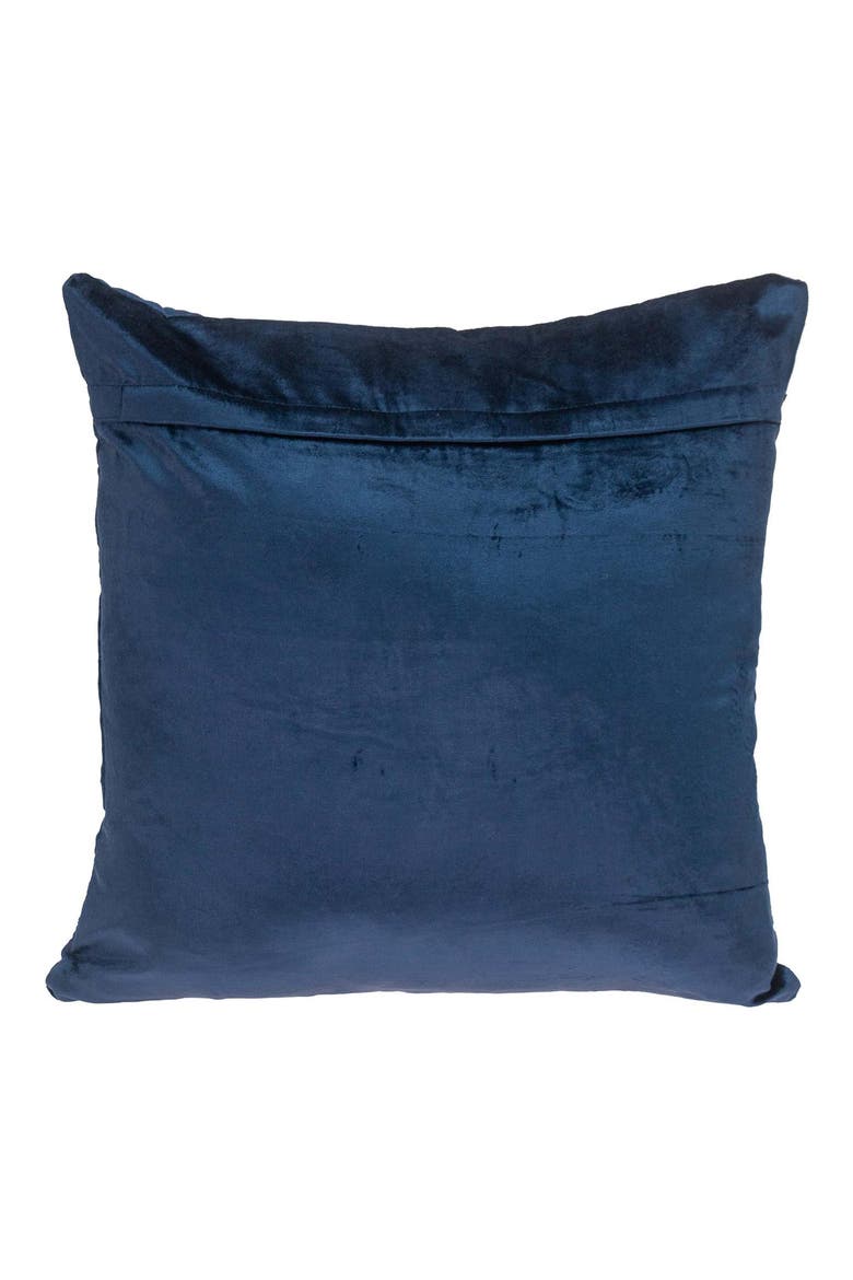 Sora Square Throw Pillow, Alternate, color, NAVY