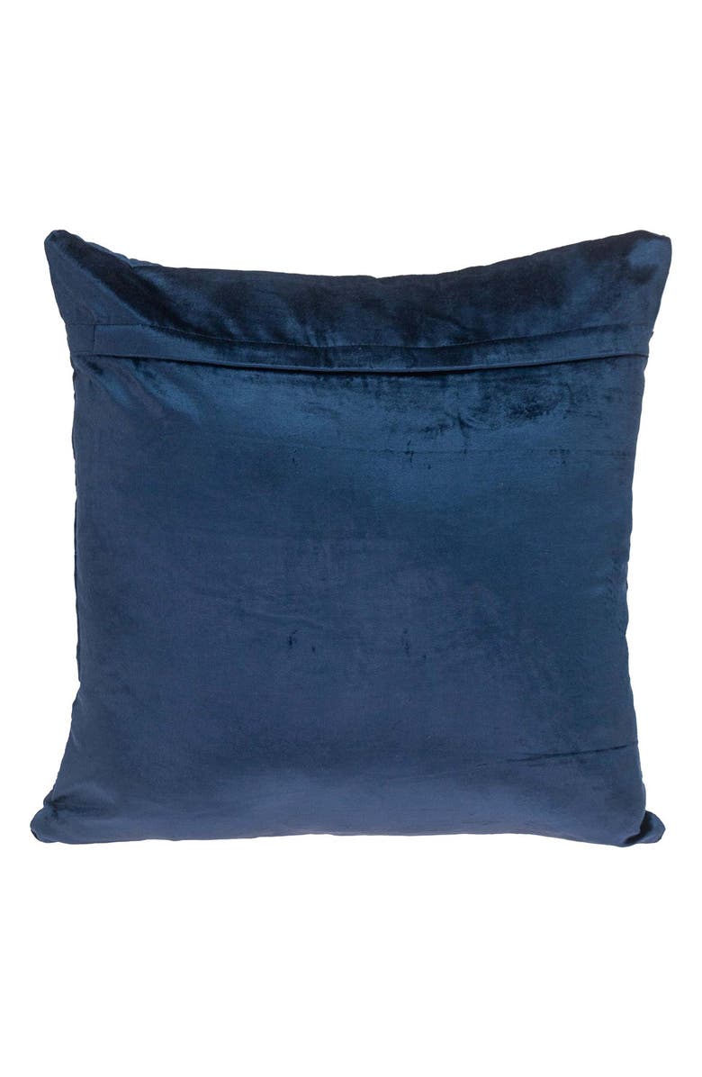 PARKLAND COLLECTION Sora Square Throw Pillow, Alternate, color, Navy