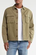 Lucky Brand Utility Cotton Canvas Overshirt