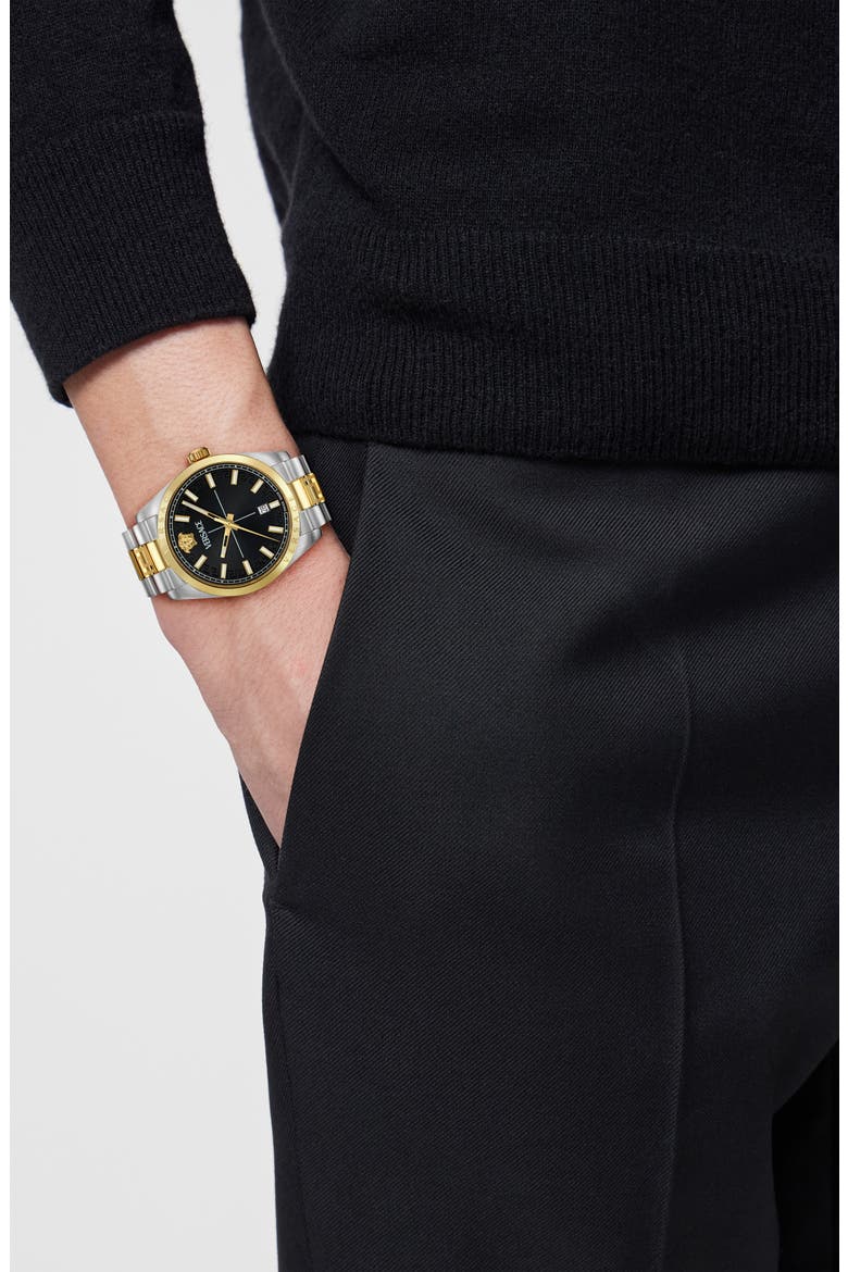 Millenyium Bracelet Watch, 40mm, Alternate, color, TWO TONE