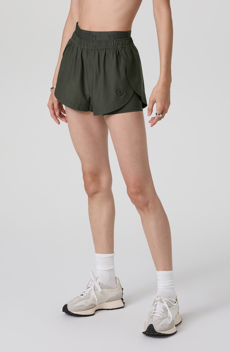 Vuori Luna Shorts, Alternate, color, Kale