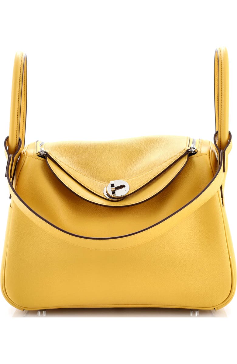 Pre-Owned Hermes Lindy Bag Evercolor 26, Main, color, Jaune Ambre
