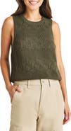 Splendid Celine Open Stitch Sleeveless Sweater