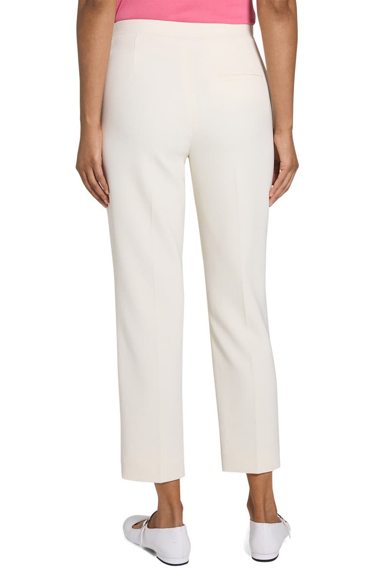 Theory Admiral High Waist Slim Fit Crop Pants, Alternate, color, Rice