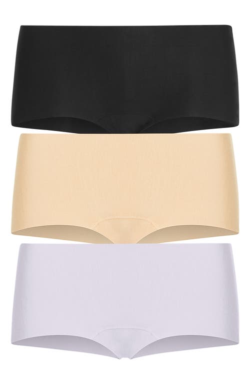 Commando Assorted 3-pack Hipster Boyshorts In Neutral