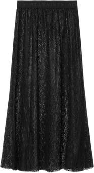 AllSaints Arran Snakeskin Texture Maxi Skirt