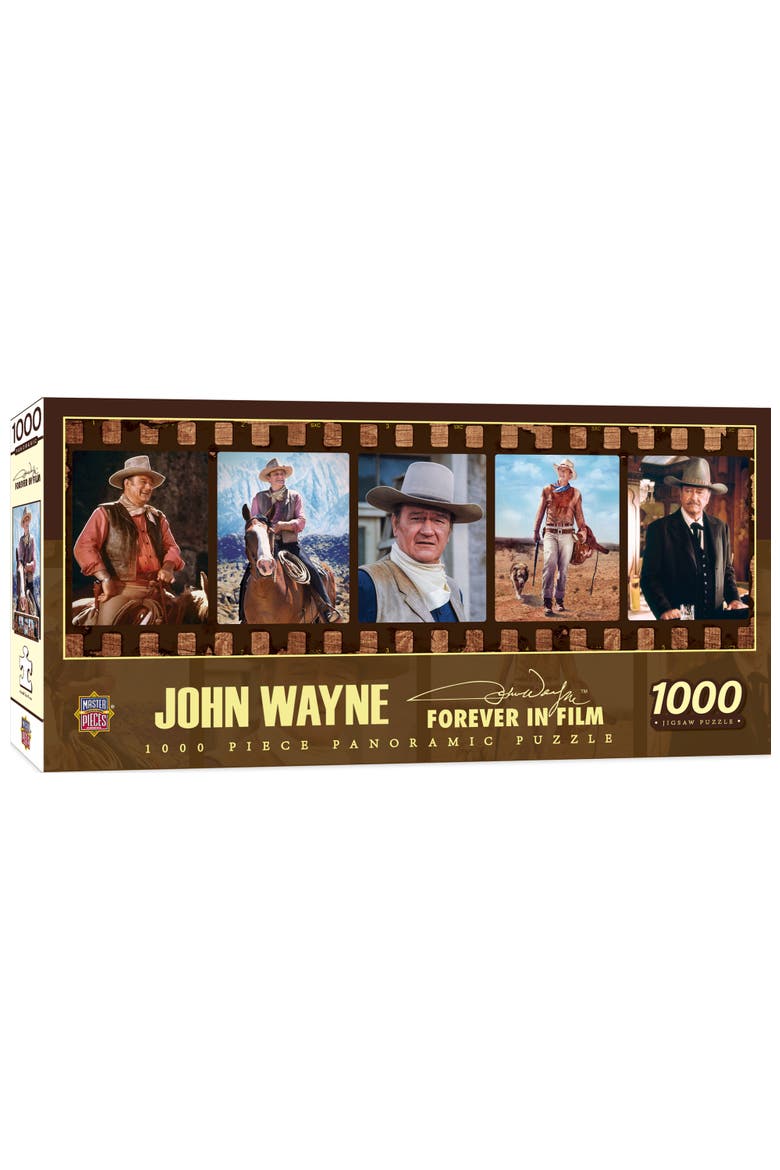 John Wayne in Film 1000pc Pano Puzzle, Main, color, Multicolor