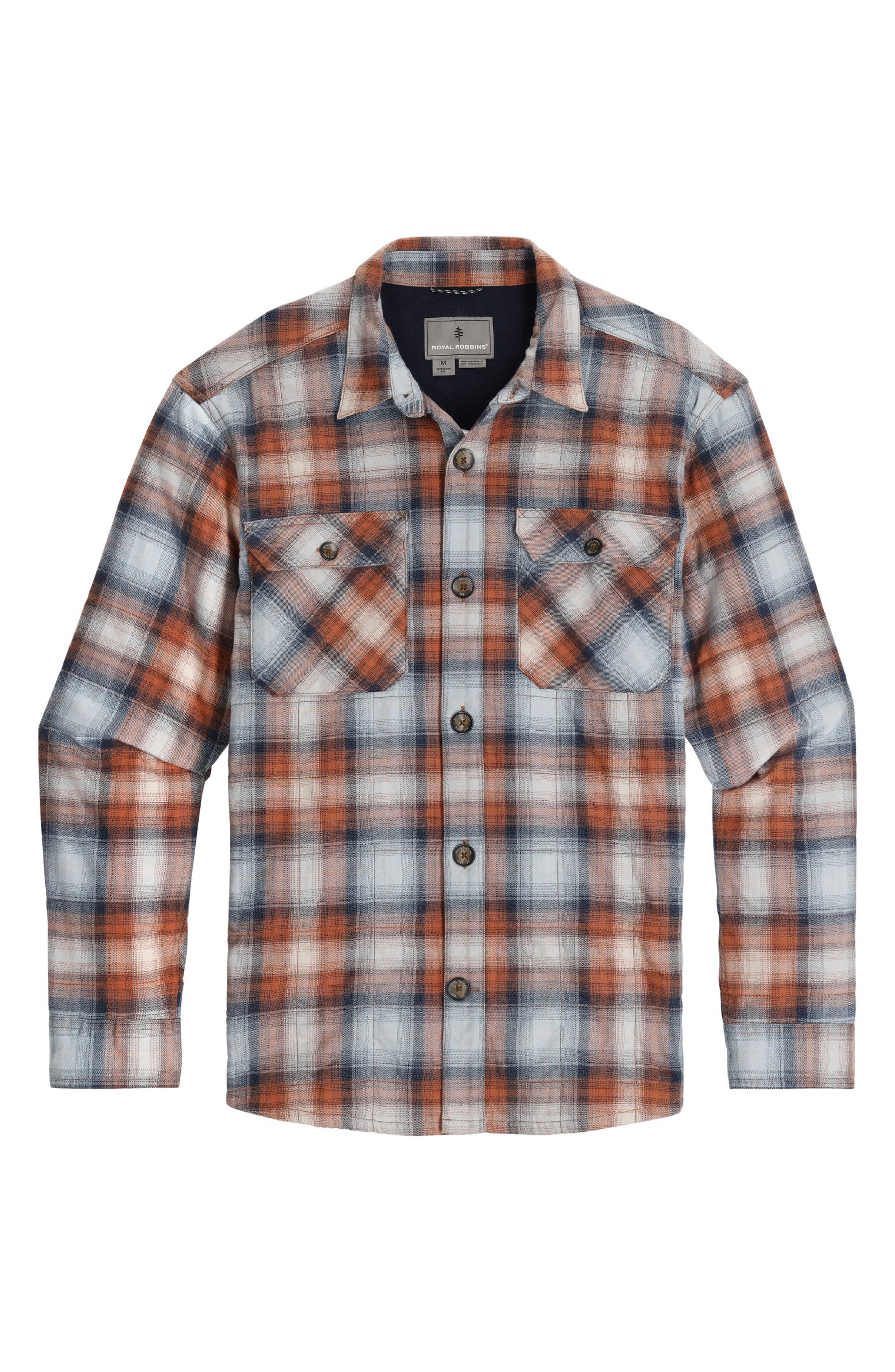 Snowcap Plaid Fleece Lined Shirt - image 3