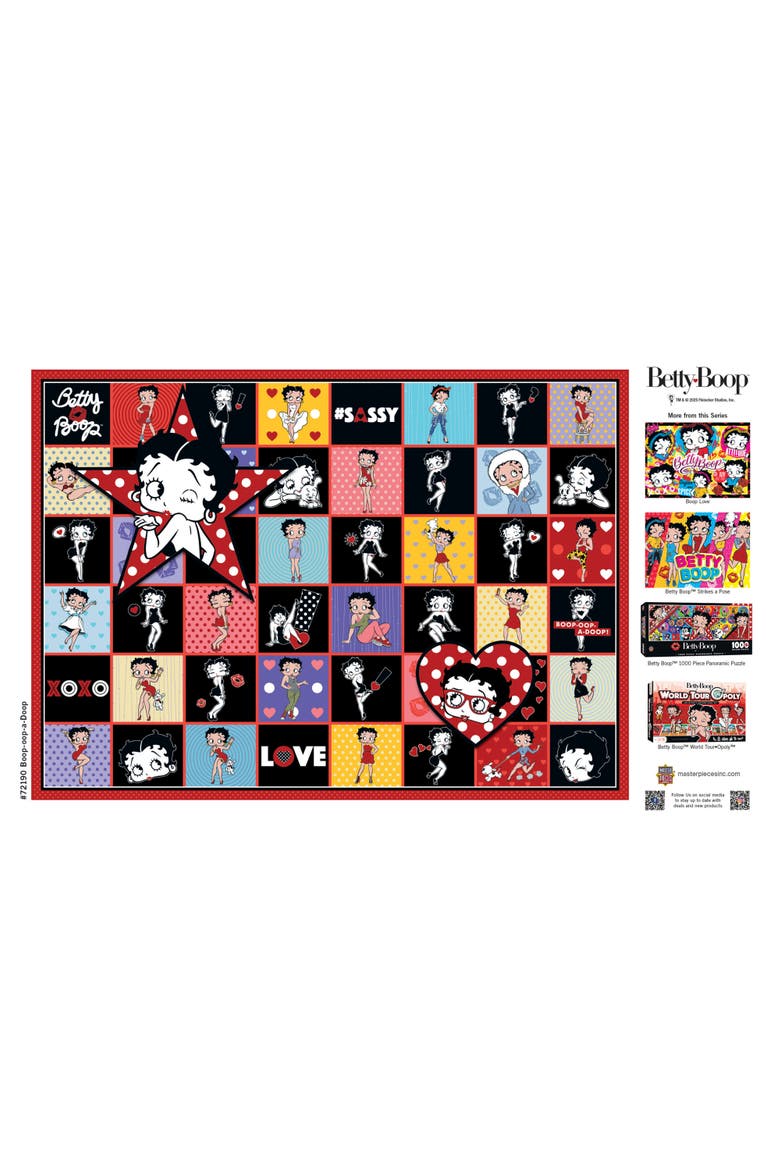 Betty Boop Boop-oop-a-Doop 1000pc Puzzle, Alternate, color, Multicolor