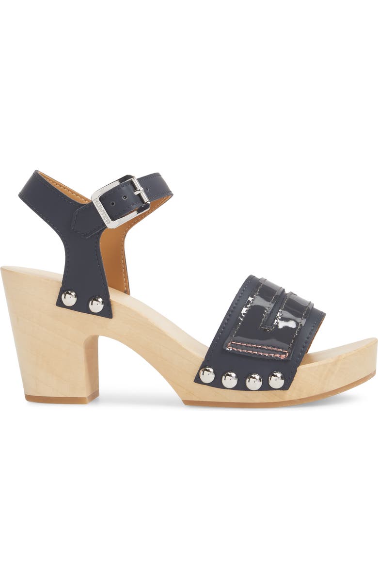 Hunter Refined Penny Loafer Clog Sandal, Alternate, color,