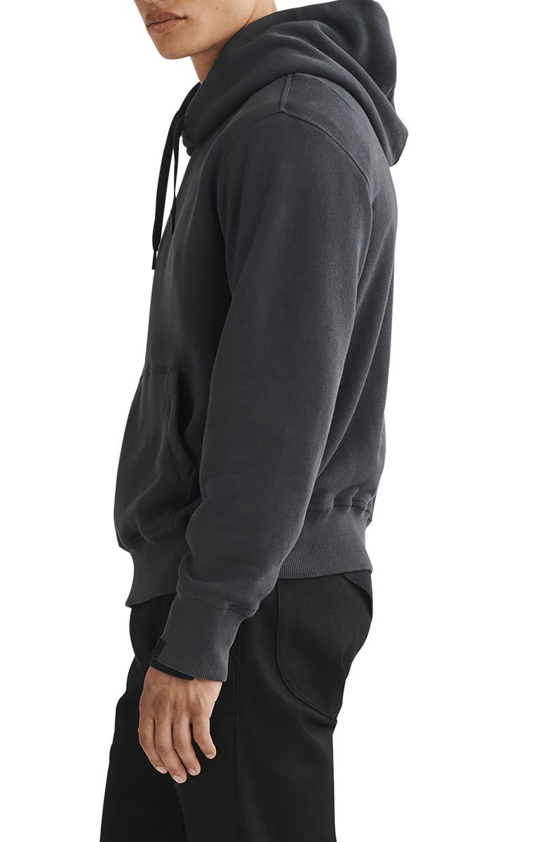 rag & bone Damon Hoodie Sweatshirt, Alternate, color, 