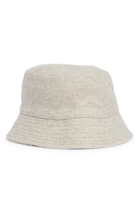 Reversible Faux Shearling Bucket Hat