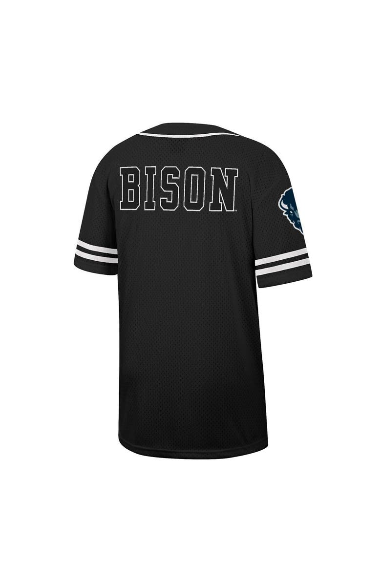 COLOSSEUM Men's Colosseum Black Howard Bison Free Spirited Mesh Button-Up Baseball Jersey, Alternate, color, 