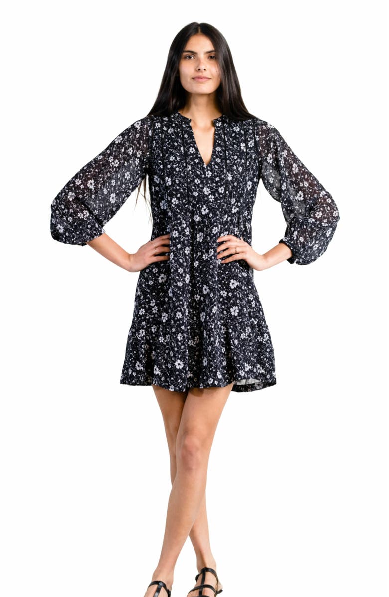 ABLE Naomi Flowy Mini Dress, Main, color,