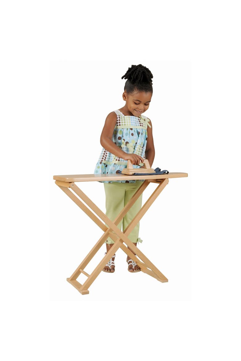 Wooden Ironing Board Set, Alternate, color, Beige