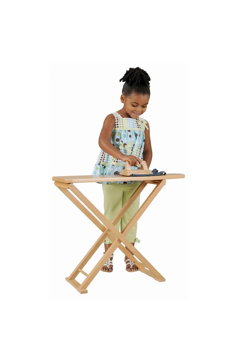 Kaplan Early Learning Company Wooden Ironing Board Set, Alternate, color, Multicolor
