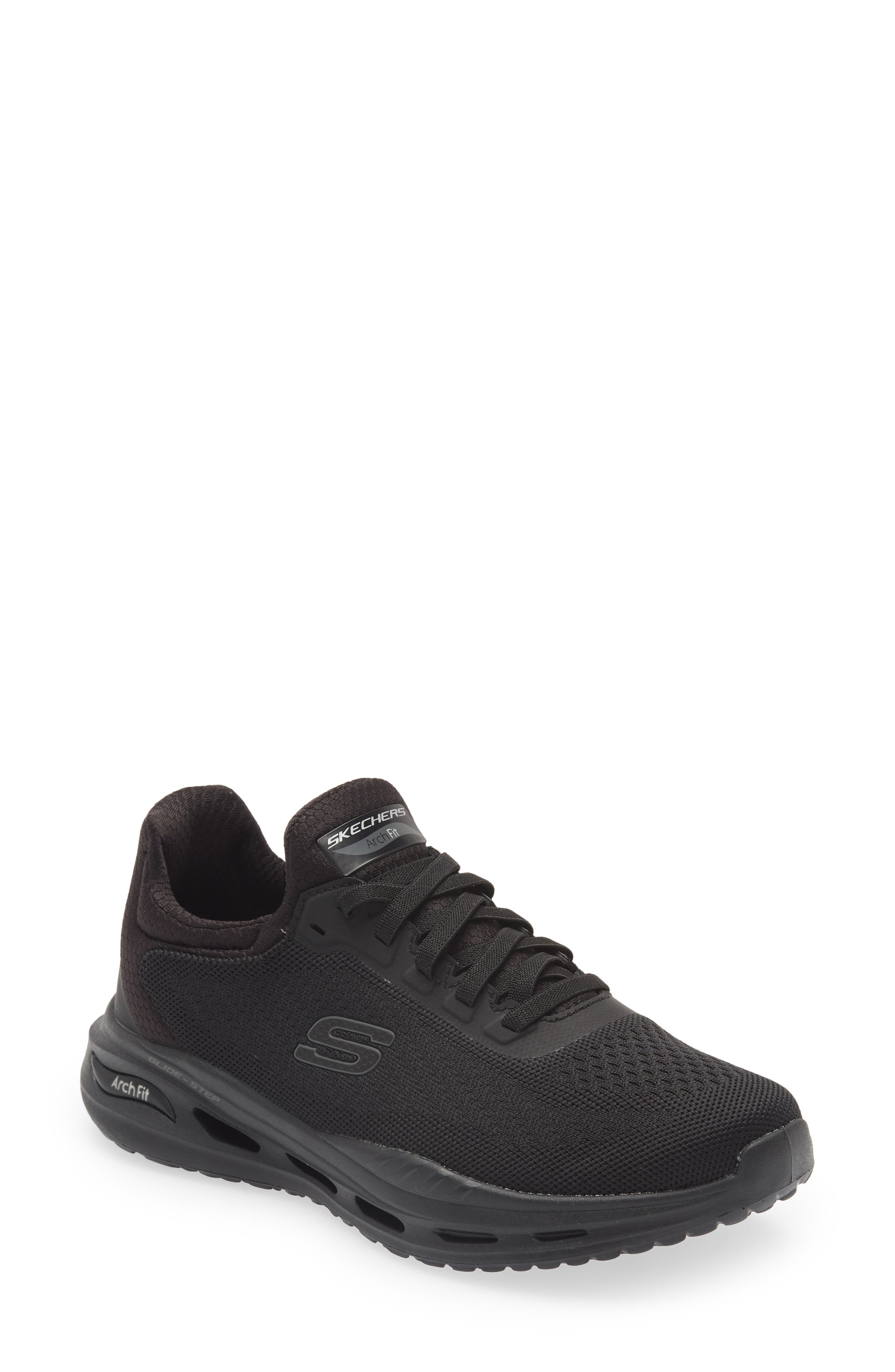 SKECHERS Orvan Trayver Arch Fit Knit Sneaker, Main, color, 