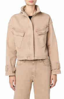 Hudson Jeans Belted Cuffed Jacket