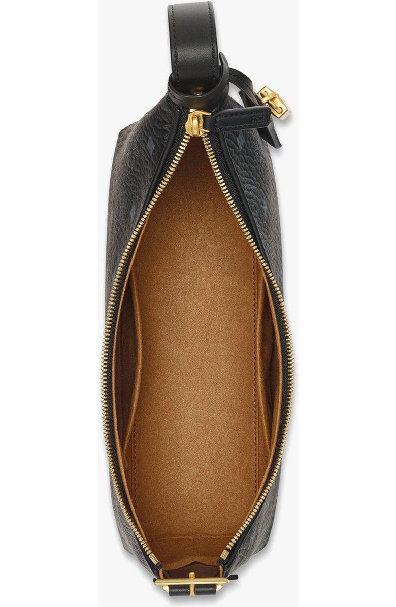 MCM Aren Hobo in Visetos, Alternate, color, Black