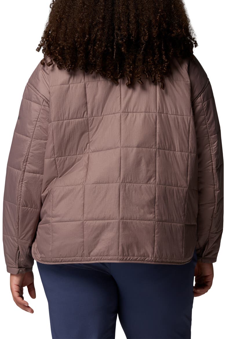 Sienna Hill Water Repellent Quilted Nylon Jacket, Alternate, color, IRON