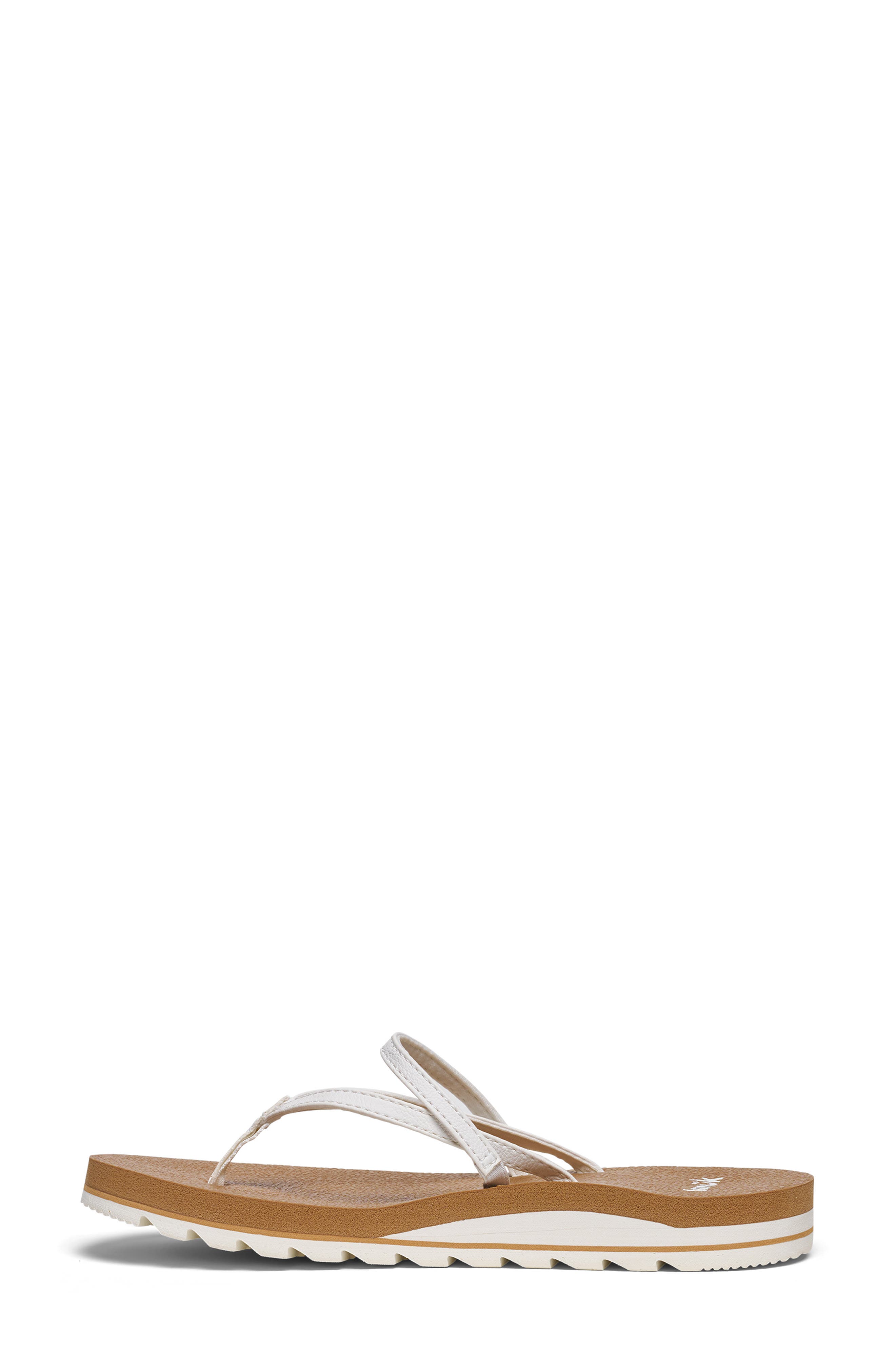 Yoga Strappy Sandal, Alternate, color, WHITE