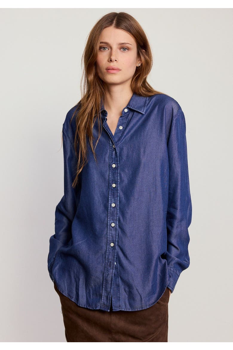 The Denim Shirt, Alternate, color, Dark Wash