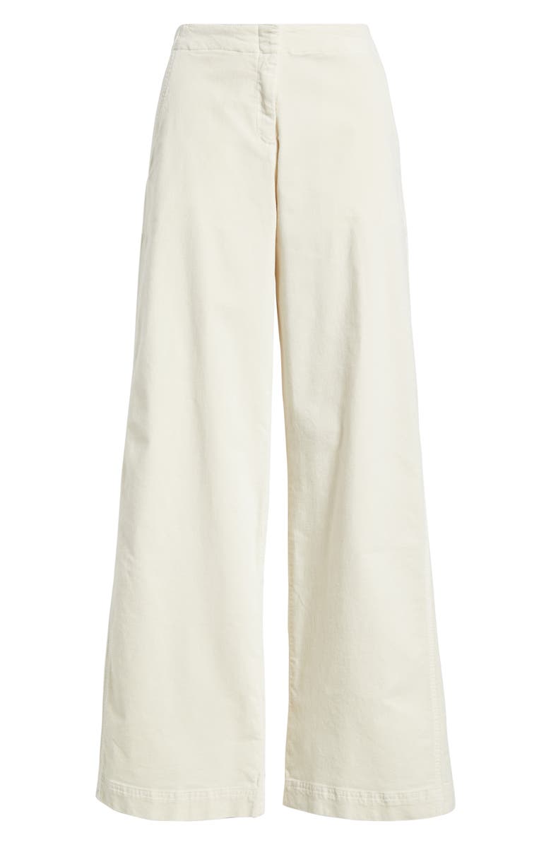 BOSS Orange Tahilone Stretch Cotton Pants, Alternate, color, Open White