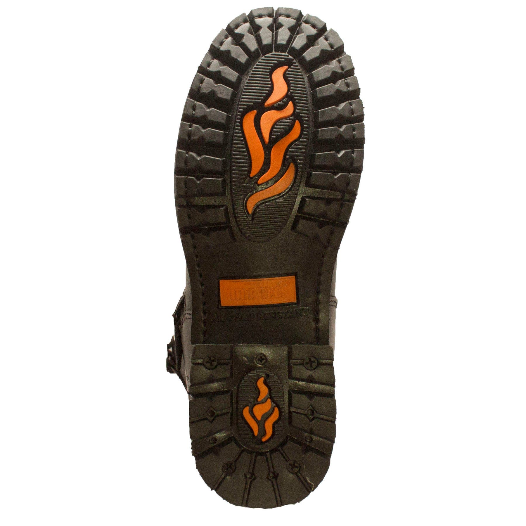 RideTecs 16" Engineer Zipper Biker Boot, Alternate, color, Black