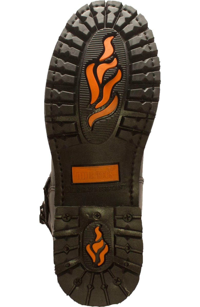 RideTecs 16" Engineer Zipper Biker Boot, Alternate, color, Black