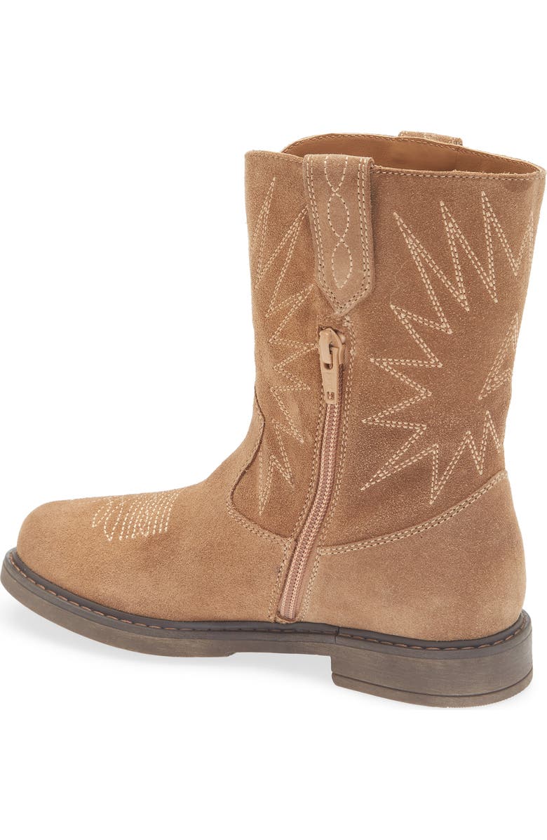 Golden Goose Kids' Wish Star Biker Boot, Alternate, color, Light Brown