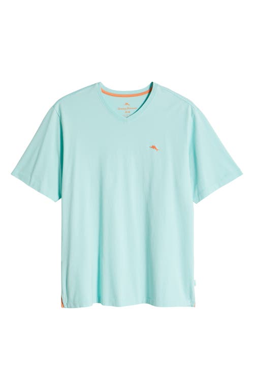 Tommy Bahama New Bali Skyline V-neck Pima Cotton T-shirt In Aquarius