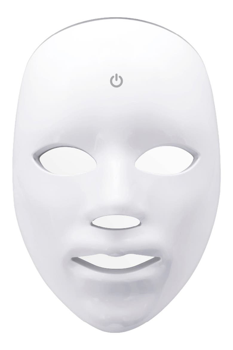 LED Light Therapy Face Mask, Main, color, WHITE
