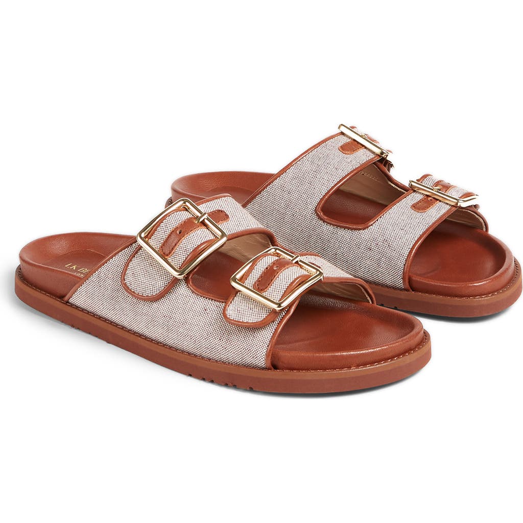 Lk Bennett Ionna Slide Sandal In Tan