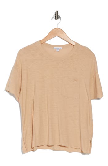 JAMES PERSE JAMES PERSE CREWNECK POCKET T-SHIRT