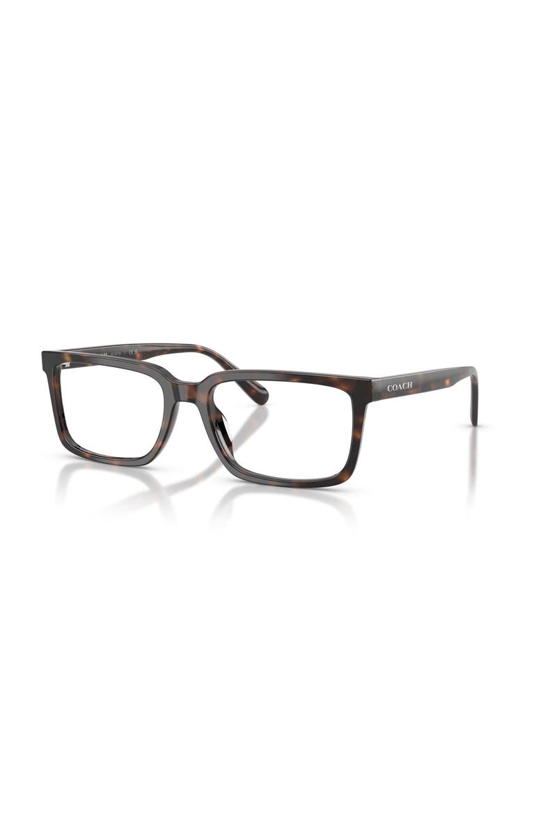 59mm Rectangle optical glasses, Main, color, Tortoise