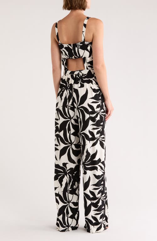 Sanctuary Feel Good Jumpsuit In Black And White In Multi