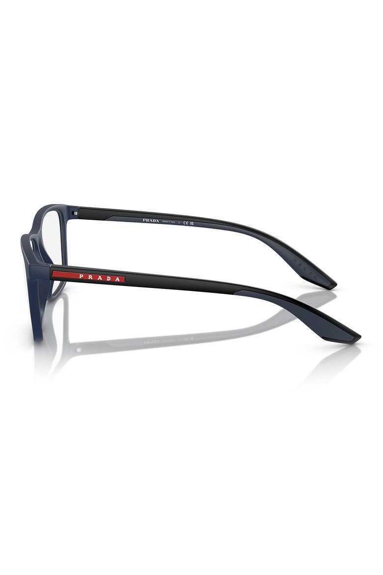 56mm Pillow Optical Glasses, Alternate, color, BLUE