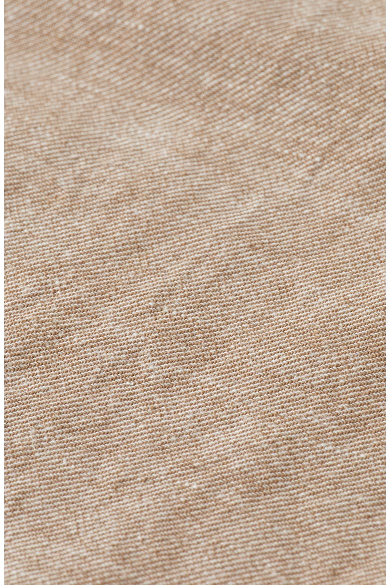 Regular Fit Cotton & Linen Chino Shorts, Alternate, color, AMPHORA