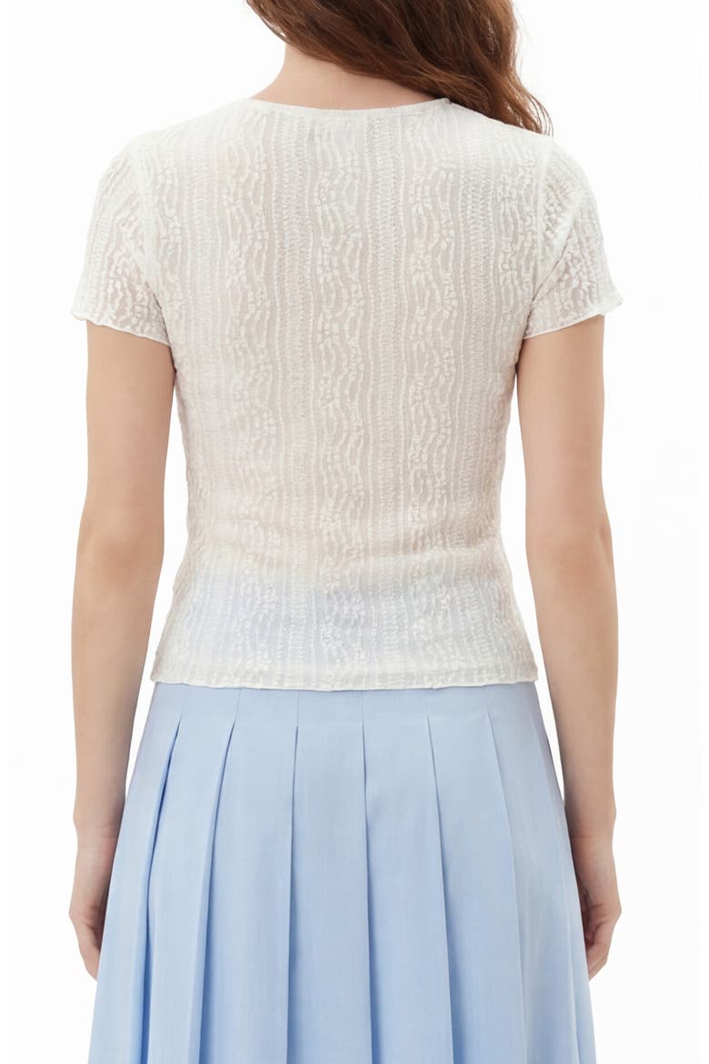 Gumdrop Textured T-Shirt, Alternate, color, IVORY