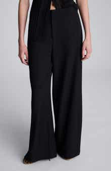 Kenneth Cole Wide Leg Side Pleat Pants