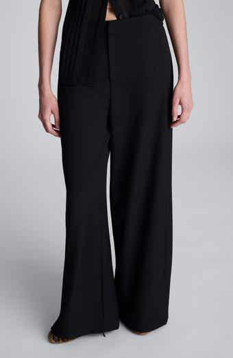 Kenneth Cole Wide Leg Side Pleat Pants
