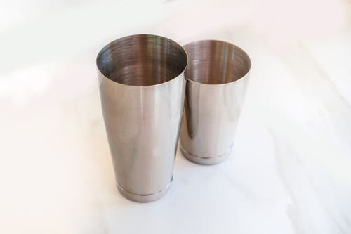 A Bar Above Boston Cocktail Shaker Set, Weighted In Stainless Steel