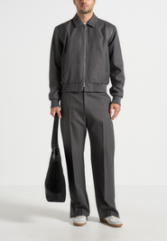 Manière De Voir Denis Structured Varsity Jacket
