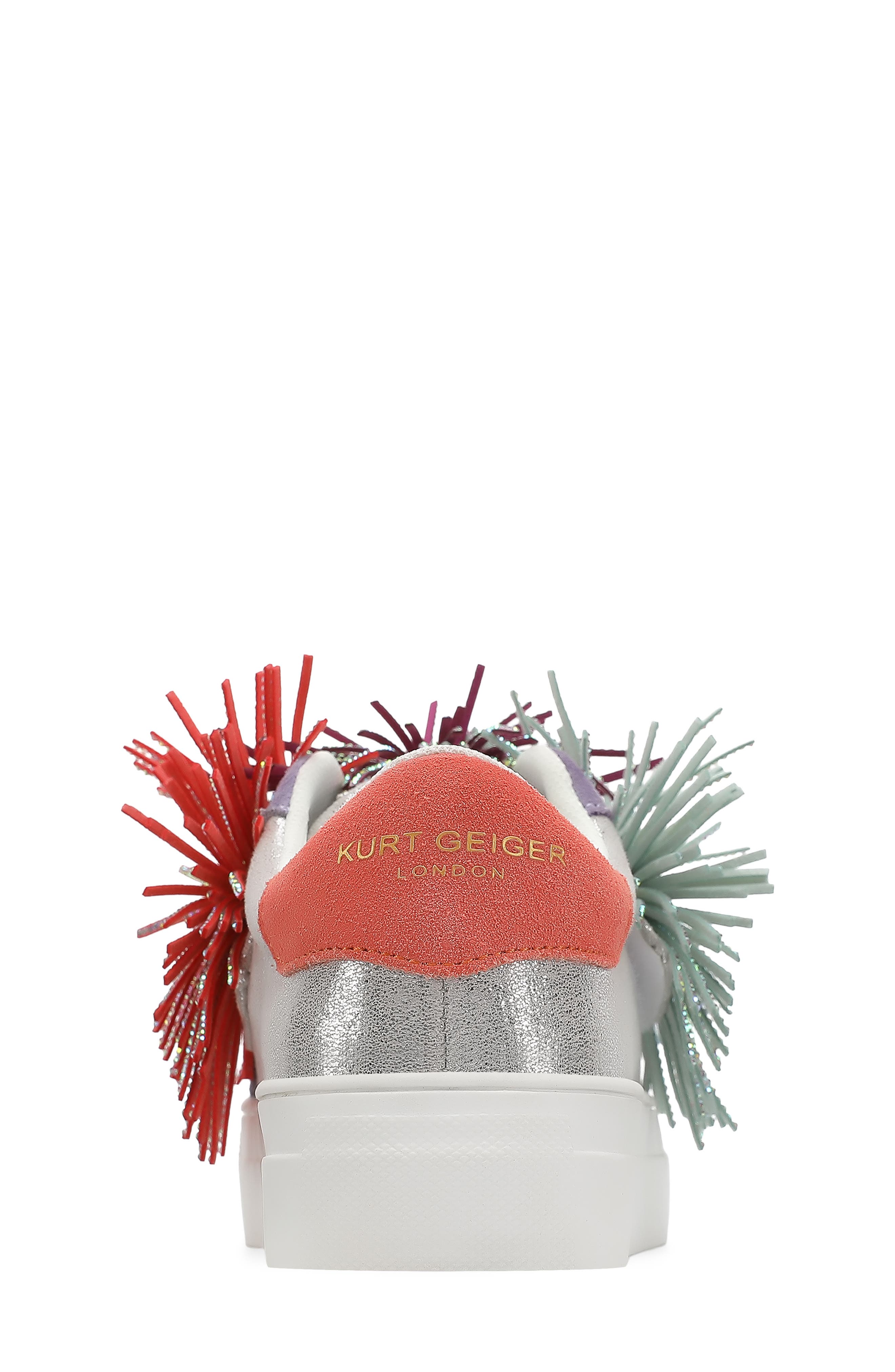 Kurt Geiger London Kids' Laney Fringe Slip-On Sneaker, Alternate, color, Multi