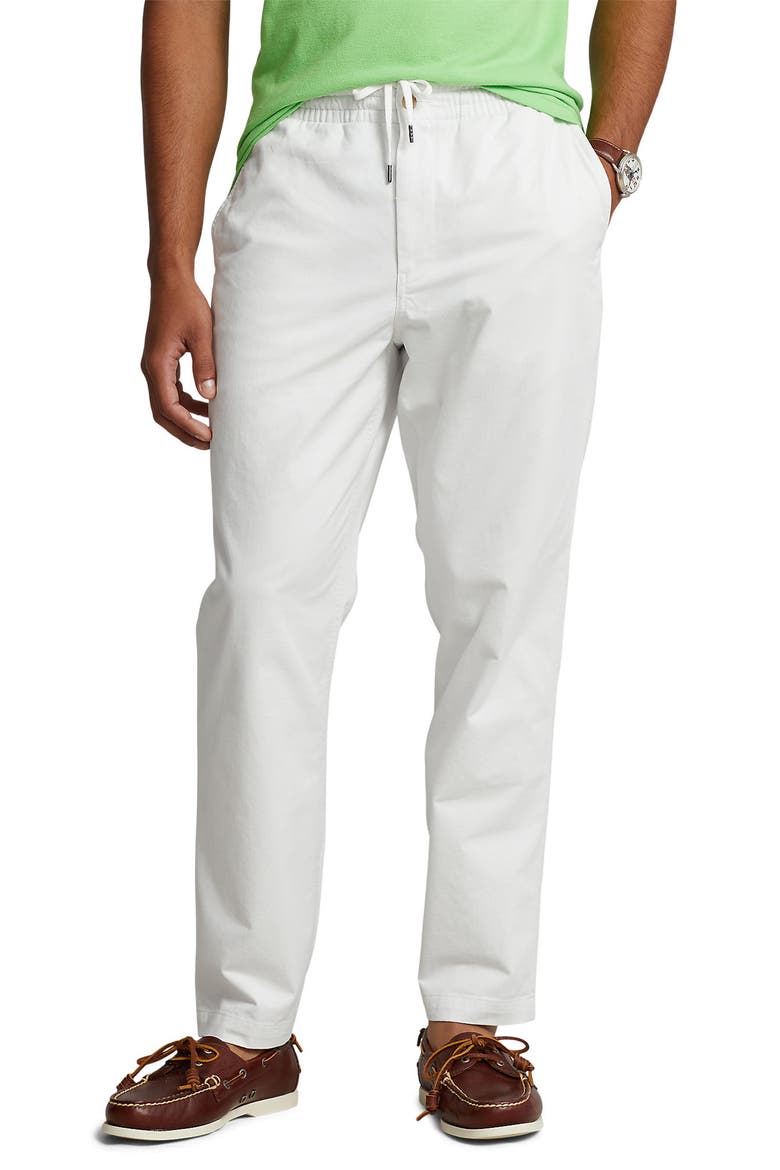 Classic Fit Prepster Stretch Cotton Pants, Main, color, DECK WASH WHITE