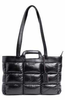 OLD TREND Puff Clover Leather Tote Bag