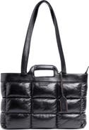 OLD TREND Puff Clover Leather Tote Bag