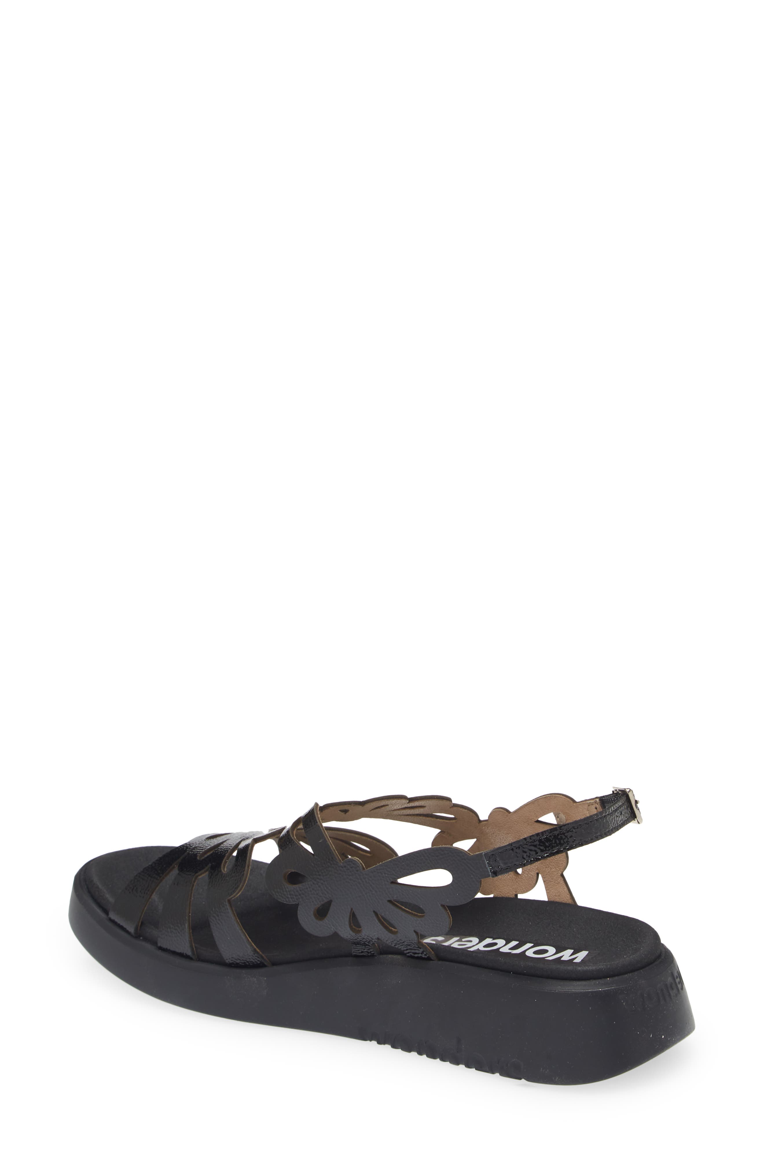Wonders Platform Slingback Sandal, Alternate, color, 