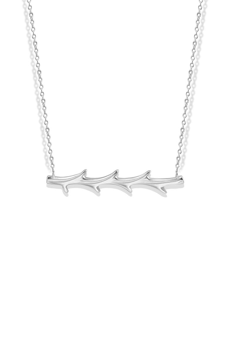 Argento Vivo Sterling Silver Argento Vivo x DRU. Thorn Pendant Necklace, Alternate, color,