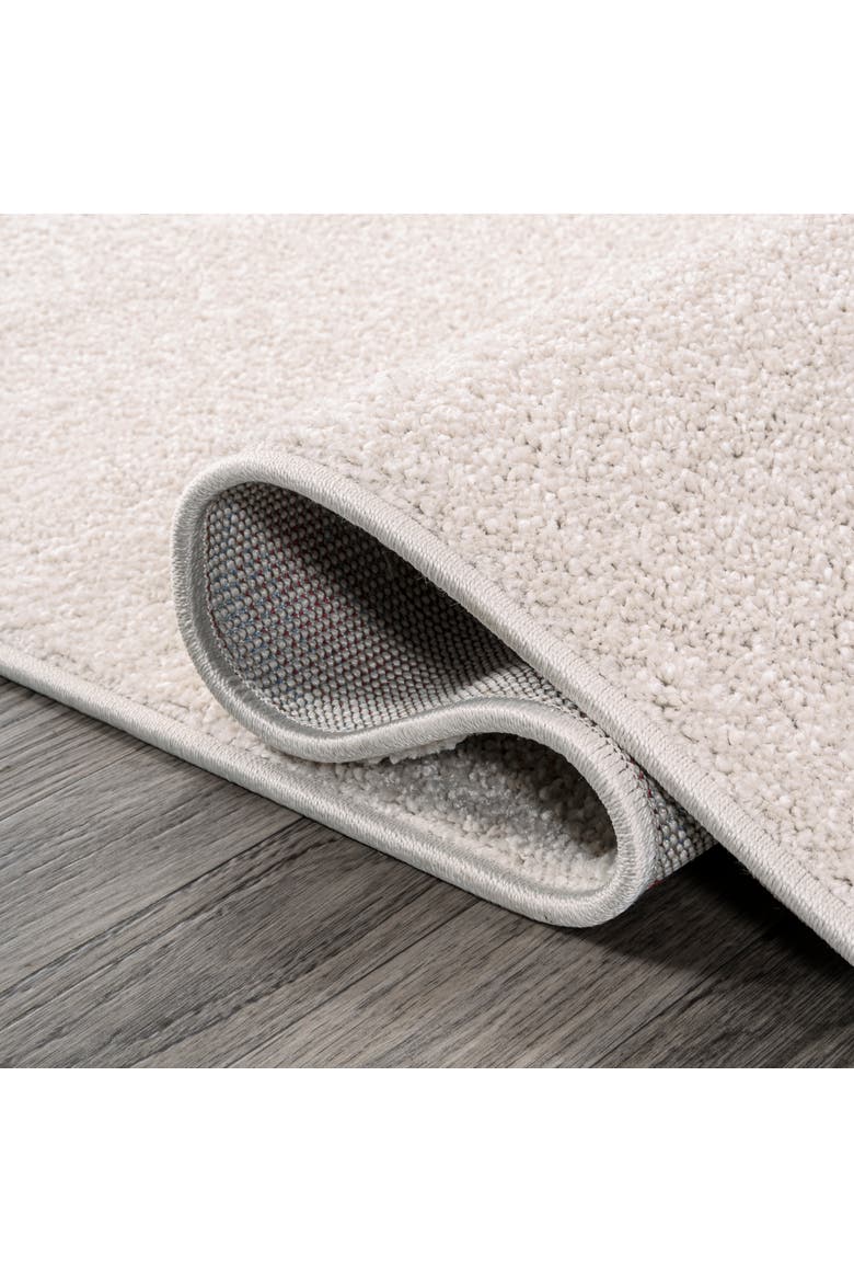 Haze Solid Low-Pile Area Rug, Alternate, color, Cream